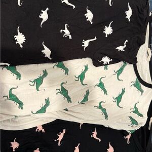 THREE Dinosaur french pastry Tops